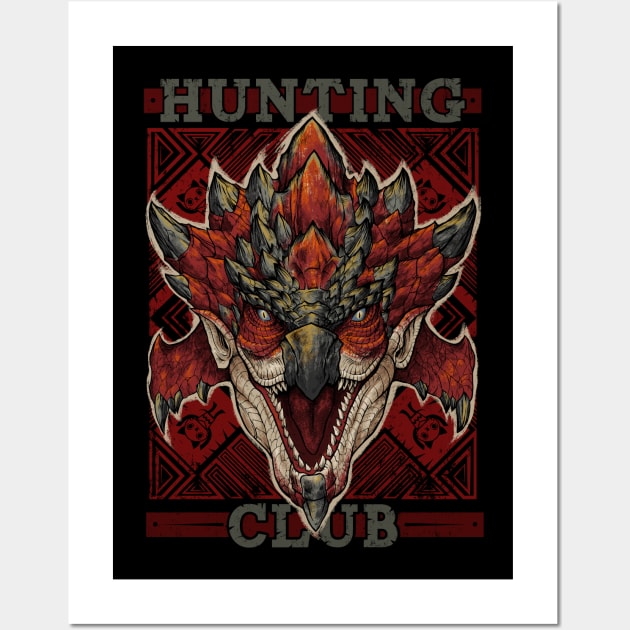 Hunting Club: Rathalos Wall Art by AdamWorks